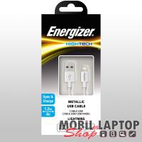 Adatkábel Apple iPhone 8pin lightning fehér Energizer (C11UBLIGWH4) MFI engedéllyel