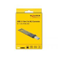 Delock 64069 M.2 M PCIe NVMe SSD USB 3.1 átalakító