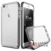 Kemény hátlap Apple iPhone 6 / 6S átlátszó-acél ezüst Crystal Bumper VERUS