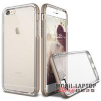 Kemény hátlap Apple iPhone 6 / 6S átlátszó-arany Crystal Bumper VERUS