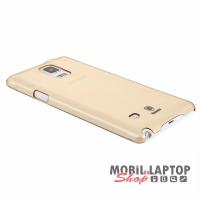 Kemény hátlap Samsung N910 Galaxy Note 4 arany BASEUS Sky