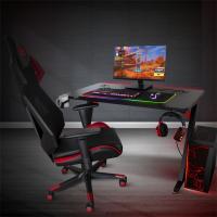 Spirit of Gamer Headquarter 300 RGB LED fekete gamer asztal