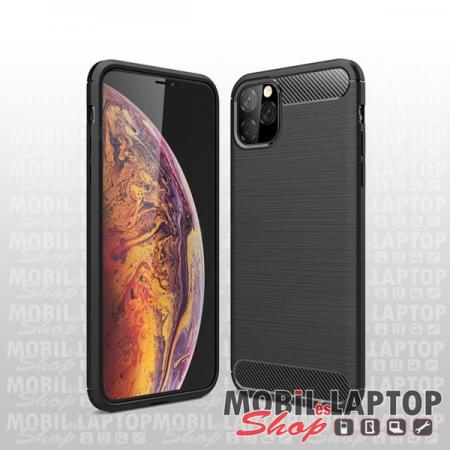 Szilikon tok Apple iPhone 11 Pro ( 5,8" ) fekete karbon minta