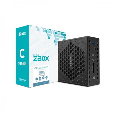 Zotac ZBOX-CI331NANO-BE (N5100/2x SO-DIMM DDR4/1x SATA) mini Intel barbone asztali PC