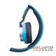 Astrum HS400 kék 3,5mm univerzális fejhallgató, beépített mikrofonnal, extra mély hangzással