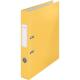 Leitz COSY Soft touch karton 180° keskeny meleg sárga iratrendező